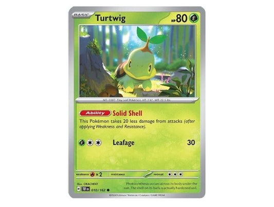 Pokemon: Turtwig 010/162 - SV05: Temporal Forces (Non-Holo) NM