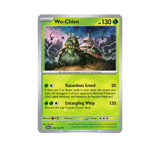 Pokemon: Wo-Chien 015/191 - SV08: Surging Sparks (Non-Holo) NM