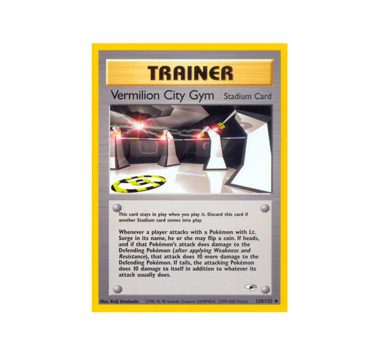 Pokemon: Vermilion City Gym 120/132 - Gym Heroes Trainer (Non-Holo Uncommon) NM