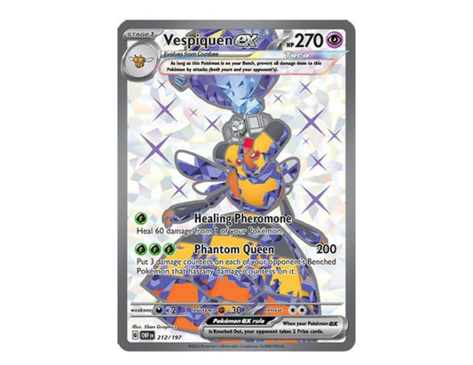 Pokemon: Vespiquen ex 212/197 - Obsidian Flames (Ultra Rare) NM