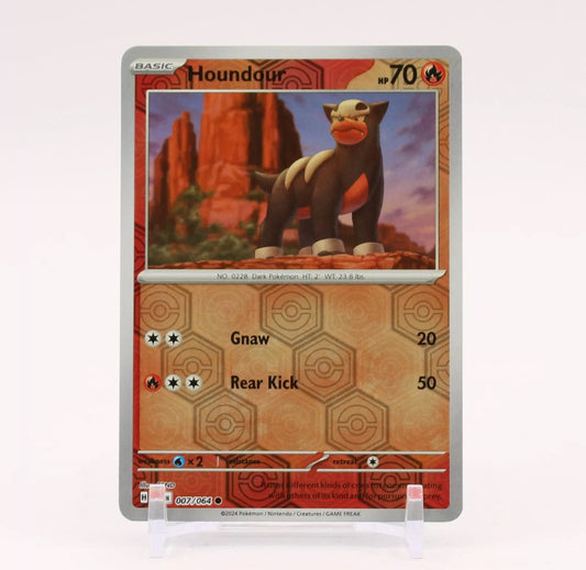 Pokemon: Houndour 007/064 - SV: Shrouded Fable (Reverse Holo) NM
