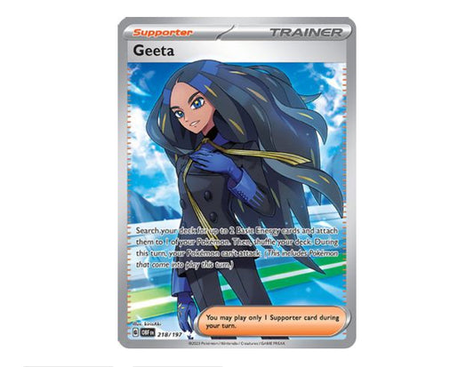 Pokemon: Geeta 218/197 - Obsidian Flames Trainer (Double Rare) NM