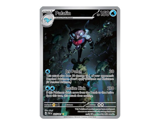 Pokemon: Palafin 225/091 - Paldean Fates (Illustration Rare) NM