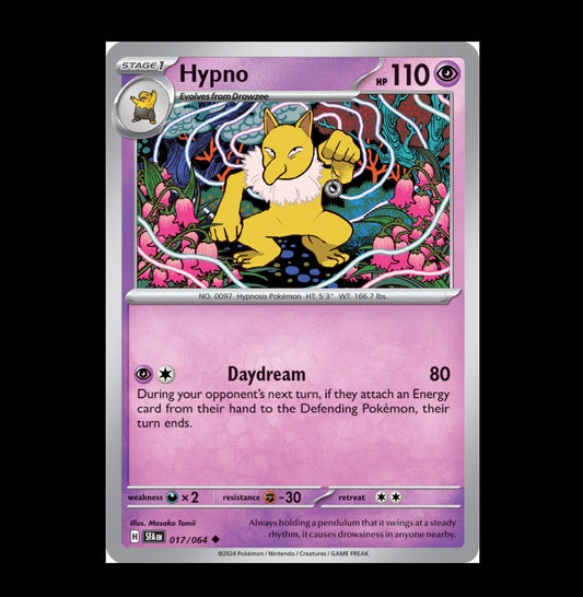 Pokemon: Hypno 017/064 - Shrouded Fable (Non-Holo)
