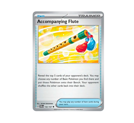Pokemon: Accompanying Flute 142/167 - SV06: Twilight Masquerade (Non-Holo) NM