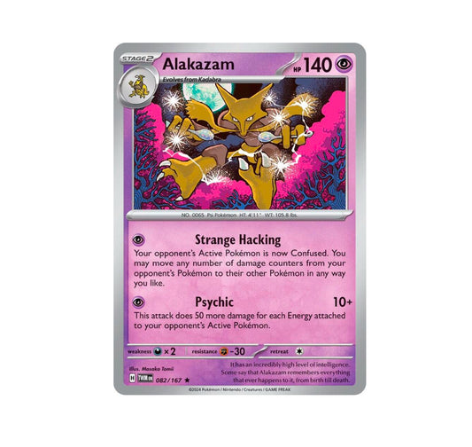 Pokemon: Alakazam - SV06 082/167 : Twilight Masquerade (Non-Holo) NM