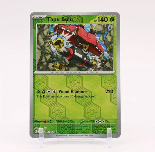 Pokemon: Tapu Bulu 006/064 - SV: Shrouded Fable (Reverse Holo Rare) NM