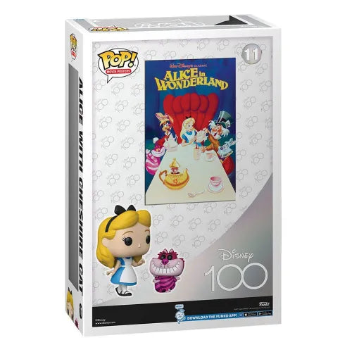Funko Disney´S 100Th Anniversary Pop! Movie Poster & Figure Alice In Wonderland 9 cm