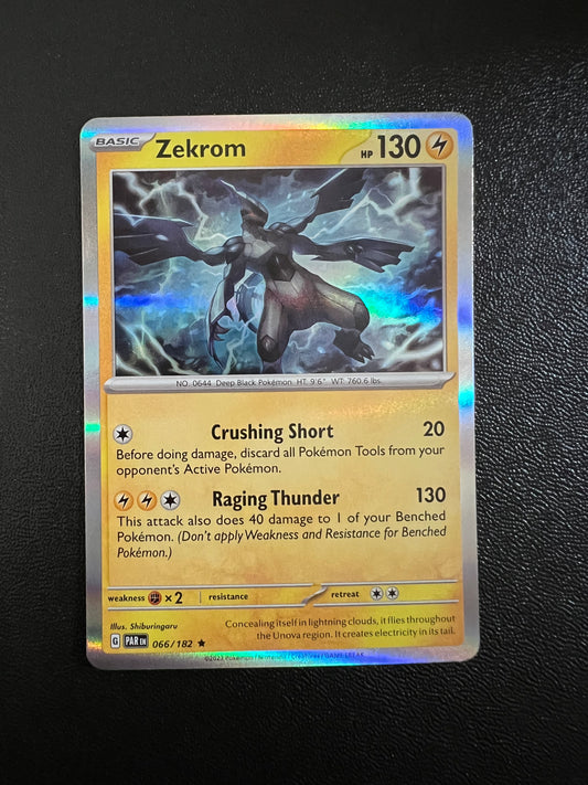 Pokémon: Zekrom 066/182 - Paradox Rift Holo Rare
