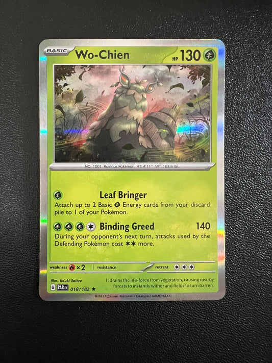 Pokémon: Wo-Chien 018/182 - Paradox Rift Holo Rare