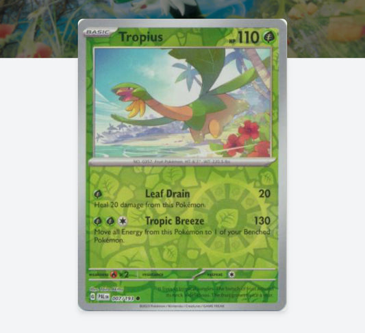Tropius 007/193 - Common Reverse Holo - Paldea Evolved