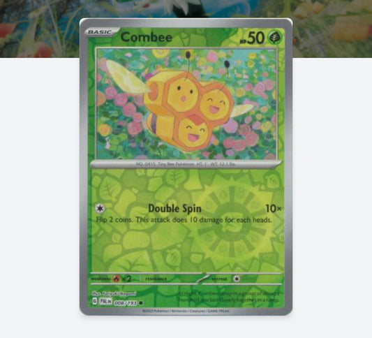 Combee 008/193 - Common Reverse Holo - Paldea Evolved