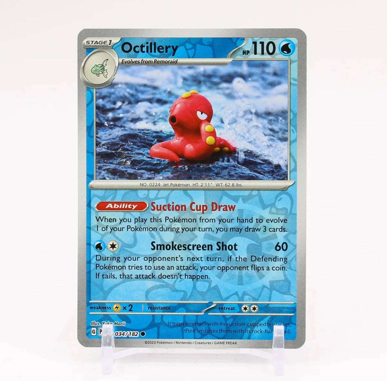 Octillery 034/182 - Common Reverse Holo - Paradox Rift
