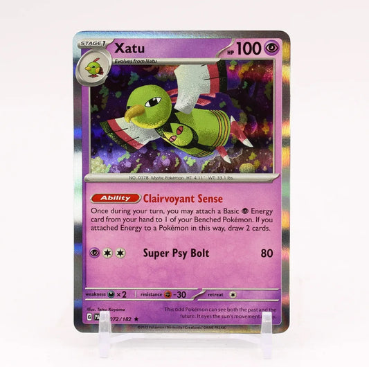 Pokemon: Xatu 072/182 Paradox Rift - (Holo Rare) NM