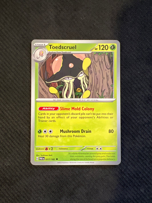 Pokémon: Toedscruel 017/182 - Paradox Rift (Non-Holo) NM