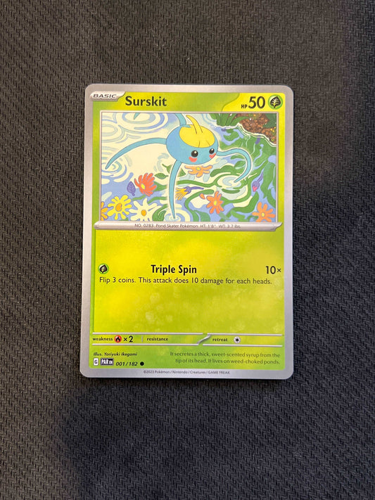 Surskit 001/182 - Pokémon: Paradox Rift Non-Holo